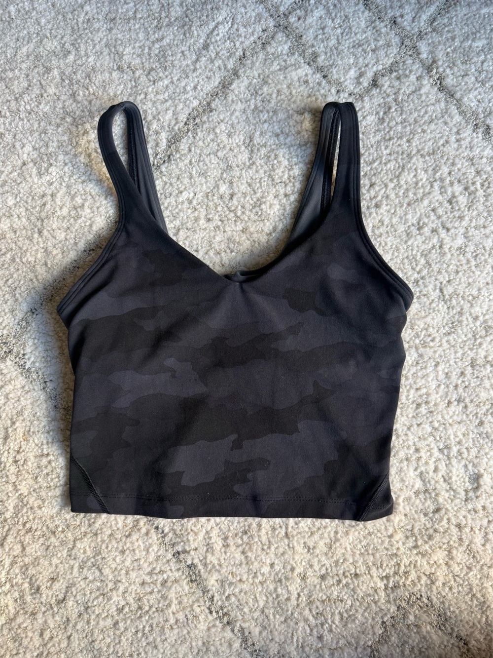 Lululemon Align Tank Heritage 365 Camo Deep Coal Multi Size 4